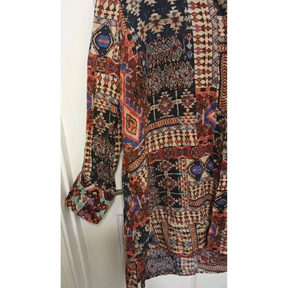 Johnny Was Workshop Voyager Patchwork Print Women… - image 5